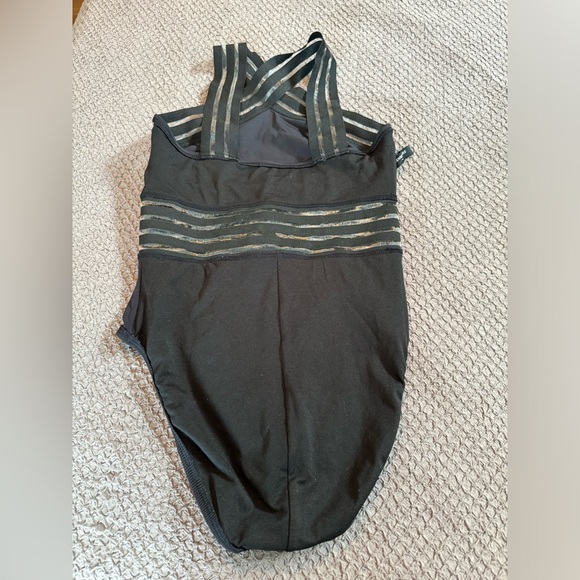 Black luxury Kenneth Cole black high neck cutout one piece swimsuit - Picture 5 of 9